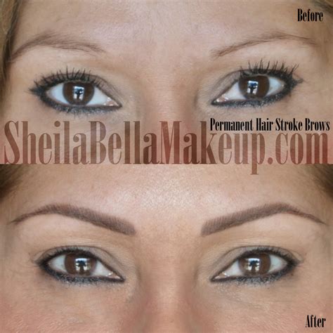 Permanent Hair Stroke Eyebrows Sheila Bella Permanent Makeup And