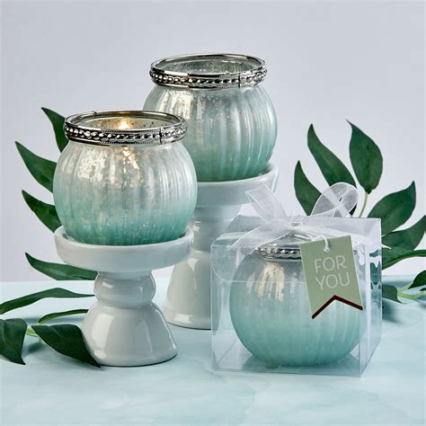Buy today & save plus get free shipping offers at orientaltrading.com! Mint Green Ombre Vintage Mercury Glass Votive Candle ...