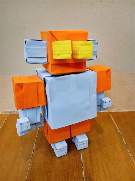 Modular Origami Robot Designed By Yuri And Katrin Shumakov Folded By Me