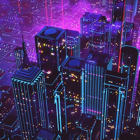 Planet City Cover Art By Wice Synthwave Retro Future Neon City