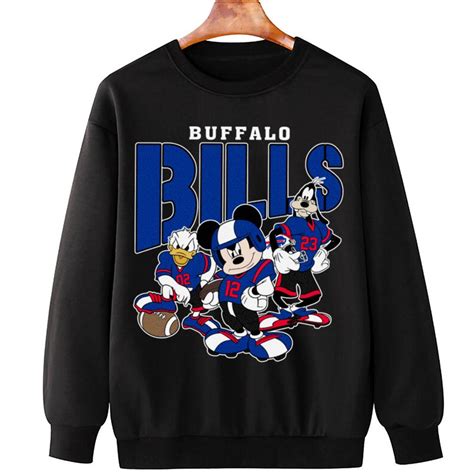 Buffalo Bills Mickey Donald Duck And Goofy Football Team T Shirt