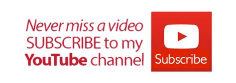 Subscríbete Youtube Button Transparent Png Stickpng