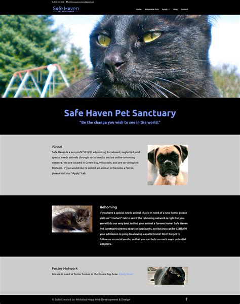 Safe Haven Pet Sanctuary Nicholas Hopp