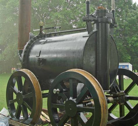 Industrial Revolution Richard Trevithick Makes The First Public Steam