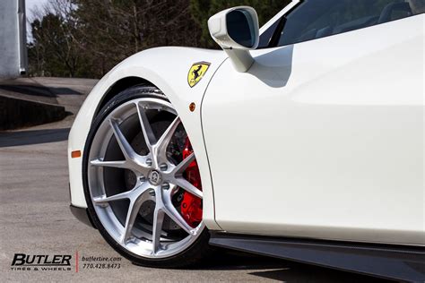 Ferrari 488 Gtb With 21in Hre P101 Wheels Exclusively From Butler Tires