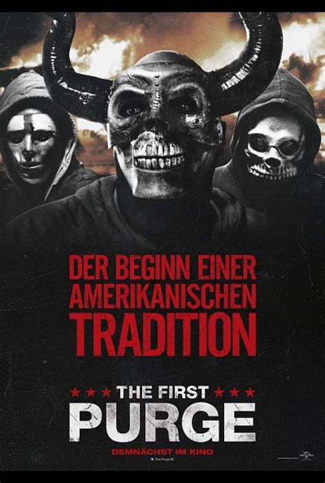 Behind every tradition lies a revolution. The First Purge (2018) | Film, Trailer, Kritik