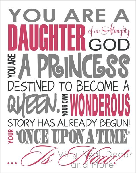 Daughter Of God Quotes Quotesgram