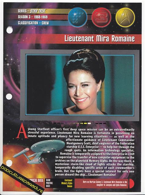 Jan Shutan Lt Mira Romaine The Lights Of Zetar Star Trek Lights My