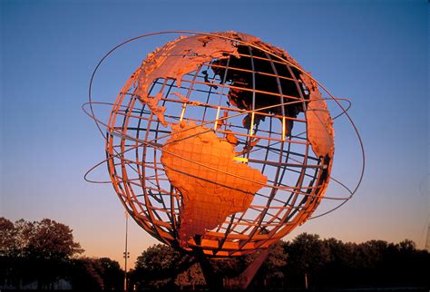 Unisphere A Spherical Stainless Steel Representation Of The Earth
