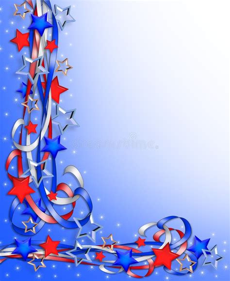 Patriotic Border Stars And Stripes Stock Illustration Image 7359184