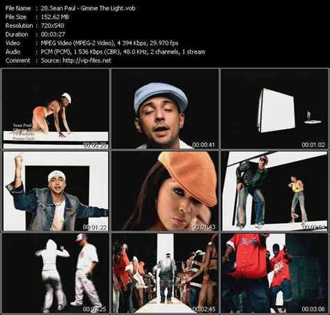 Sean Paul Gimme The Light Download Music Video Clip From Vob Collection Hot Video August 2002