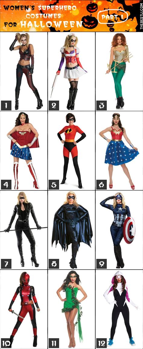 Womens Superhero And Villain Costume Ideas For Halloween 2017 Part I