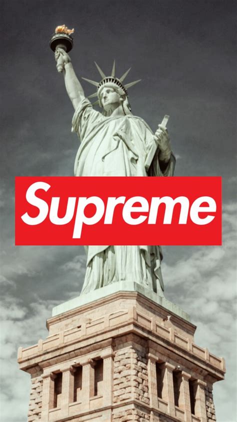Supreme Wallpaper In 2020 Supreme Wallpaper Liberty New York