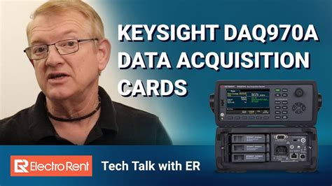 Keysight Daq970a Data Acquisition Cards Youtube