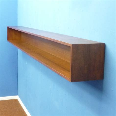 Mid Century Teak Wall Shelf 1950s 98239