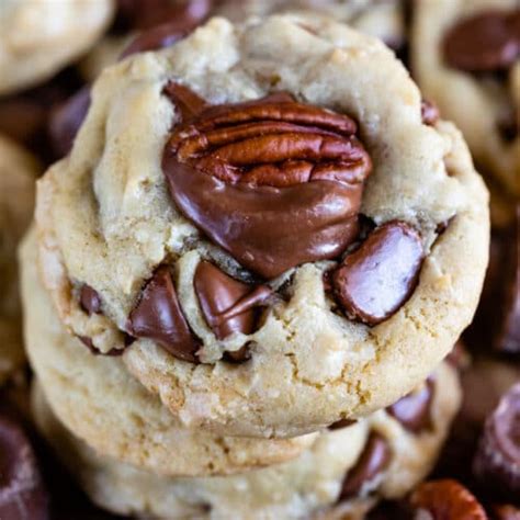 Easy Chocolate Chip Turtle Cookies Crazy For Crust