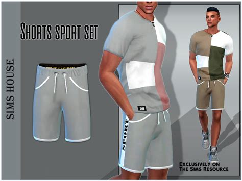 The Sims Resource Sports Shorts Set