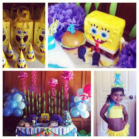 spongebob squarepants birthday party theme i combined different pin ideas together this was