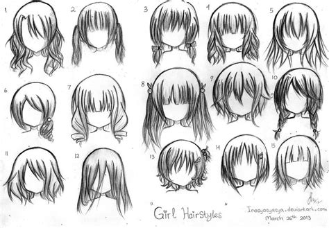 Chibi Hairstyles Chibi Hình Vẽ Tóc Nhật Ký Nghệ Thuật