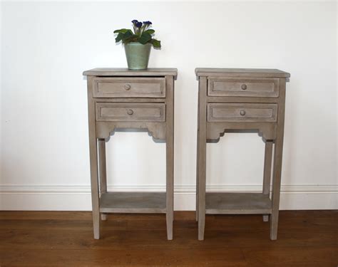 White Wood Bedside Tables White Small Bedside Table