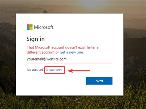 How To Create A Microsoft Account