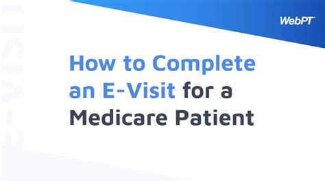 Medicare E Visit Flowchart Youtube