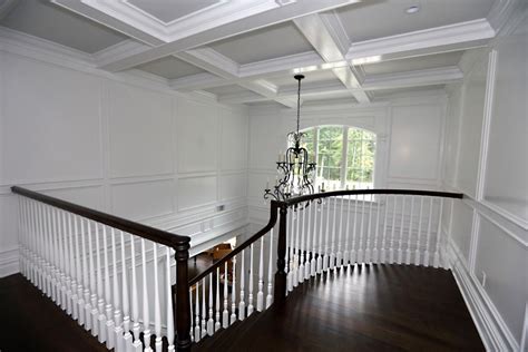 Coffered Ceilings And Beams Trim Team Nj Woodwork Fireplace