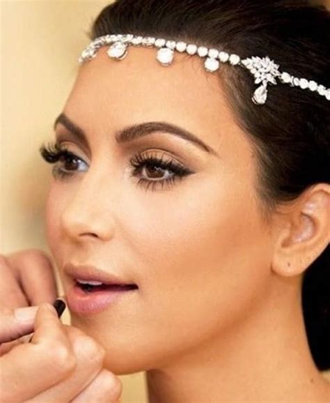 kim kardashian wedding hair accessories rhinestones crystal wedding hair jewelry hair clips