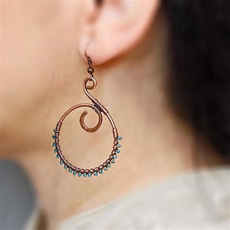 Copper Wire Handmade Jewelry Caymancode Wire Earrings Handmade