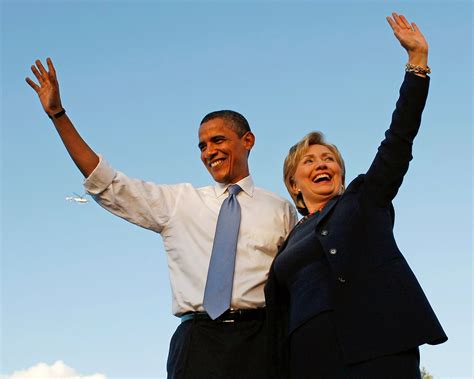 Dnc Watch Barack Obama Hug Hillary Clinton At Convention Time