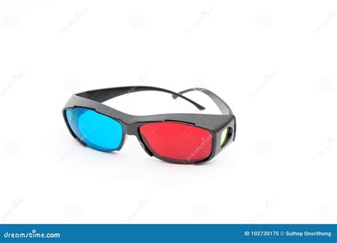 Three Dimensional Glasses Stock Image Image Of Object 102730175