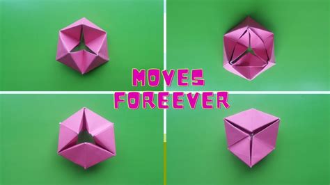How To Make A Origami Paper Moving Flexagon Youtube