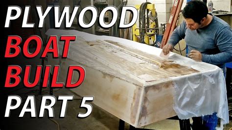 I am trying to make a straight line of course nothing is square in the room.read more. HomeMade plywood boat part 5 - EPOXY AND FIBERGLASS ...