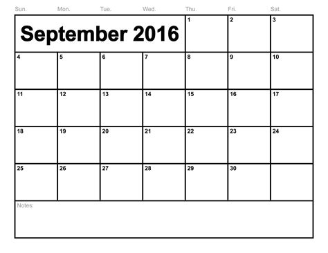 September 2017 Printable Calendar Blank Templates Printable