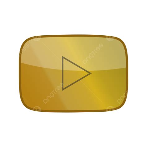 Youtube Logo Oro Gratis Png Descarga Gratuita De Plantilla En Pngtree