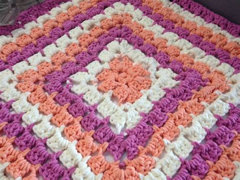 From The Middle Bernat Pattern Found On Ravelry Baby Afghan Blanket