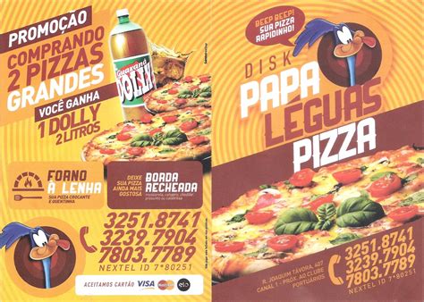 Papa Leguas Disk Pizza Em Santos Em Marape, Santos, Sp | Pizzaria Em Santos Marapé - Disk Pizza ...