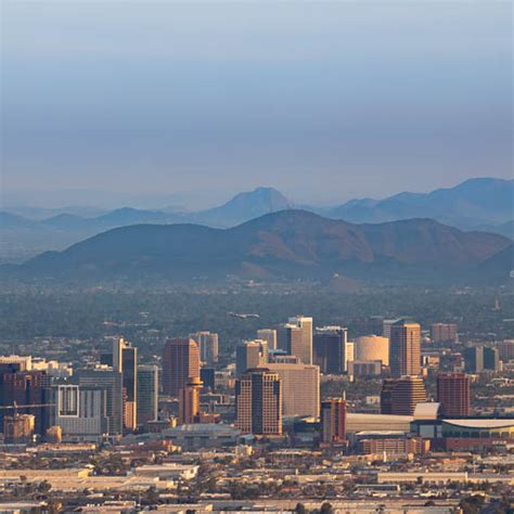 Phoenix Skyline And Shaw Butte Dan Sorensen