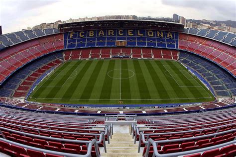 Barcelona Stadium Wallpaper Sports Grass Sky Field Hdr Sony