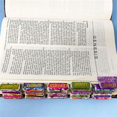 Mr Pen Bible Tabs 75 Tabs Laminated Bible Journaling Supplies