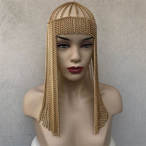 Gold Hair Chain Hair Jewelry Hair Accessories Head Dress Etsy