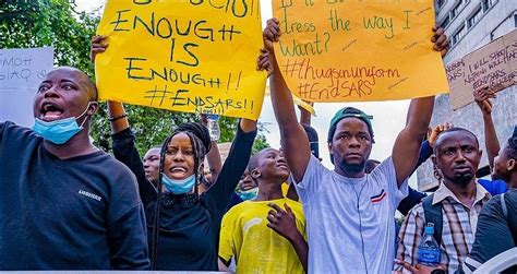 ‘lazy Nigerian Youth Mobilize Endsars Protest From Social Media To The Streets · Global Voices