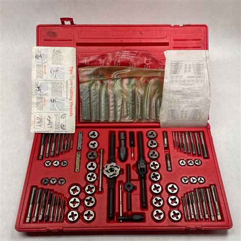 Snap On 117pc Deluxe Tap And Die Set Tdtdm117 Shop Tool Swapper