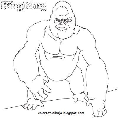 Dibujos De King Kong Para Colorear Colorea Tus Dibujos