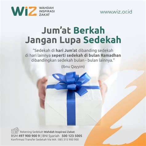 Jumat Berkah Dengan Sedekah Wahdah Inspirasi Zakat