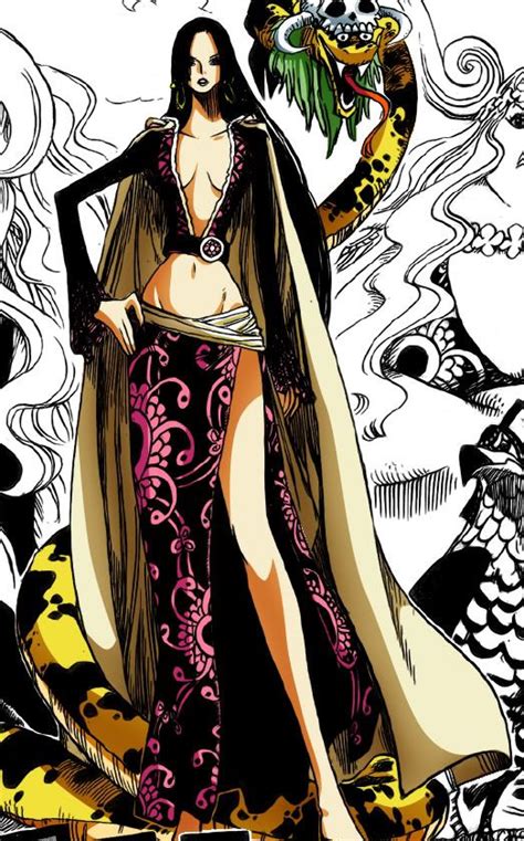 Manga One Piece Empress Boa Hancock Shichibukai Anime Art Girl
