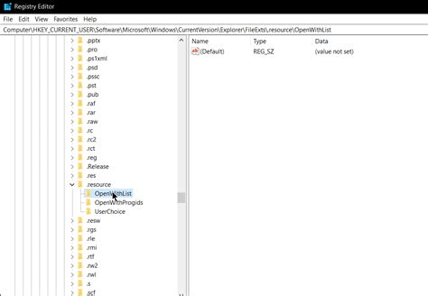 Windows Fully Remove A Default Program Association For File Types In