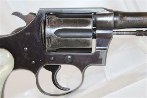 Colt Police Positive Special 38 Double Action Revolver Antique