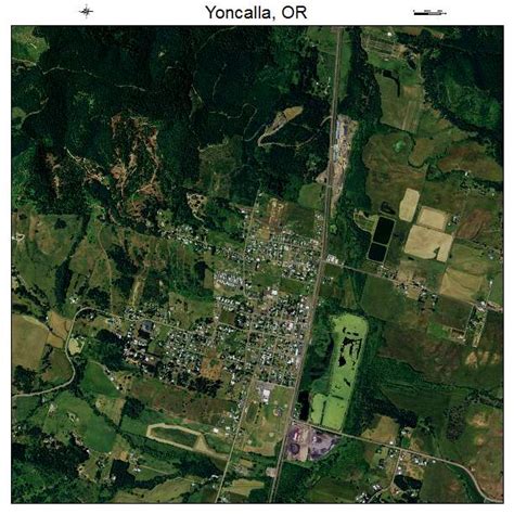 Aerial Photography Map Of Yoncalla Or Oregon