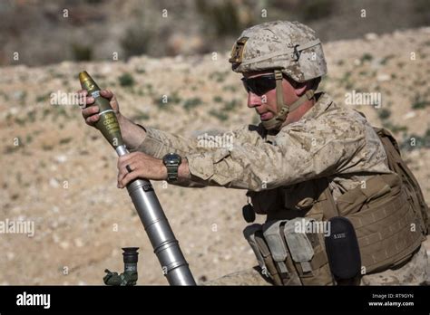 A Us Marine With 1st Battalion 7th Marine Regiment Marine Air